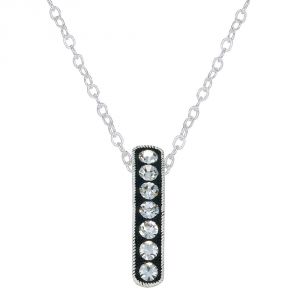 Montana Silversmiths Crystal Shine Hanging Bar Necklace (NC1132)